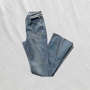 Stylish Blue Flare Women's Jeans